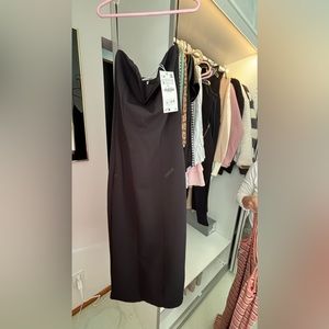 Black Strapless Zara Dress